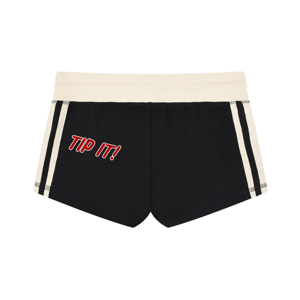 Tip it! Women's Contrast Stripe Track Shorts