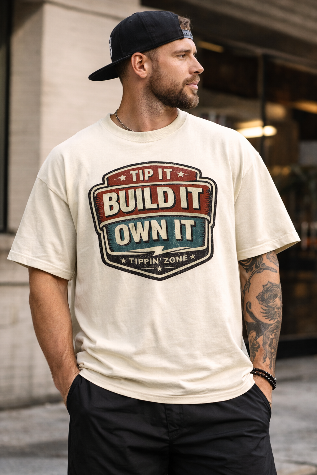 The “Tip It. Build It. Own It.” Tee