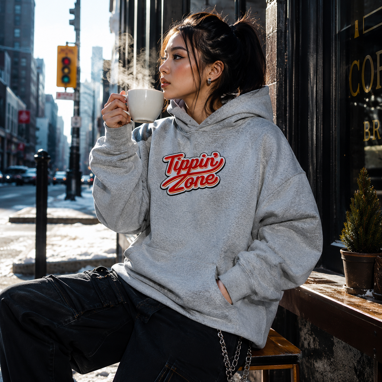 Tippin' Zone Heavyweight Hoodie