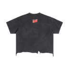 Whatcha Lookin' At? Vintage Boxy Distressed Hem T-Shirt