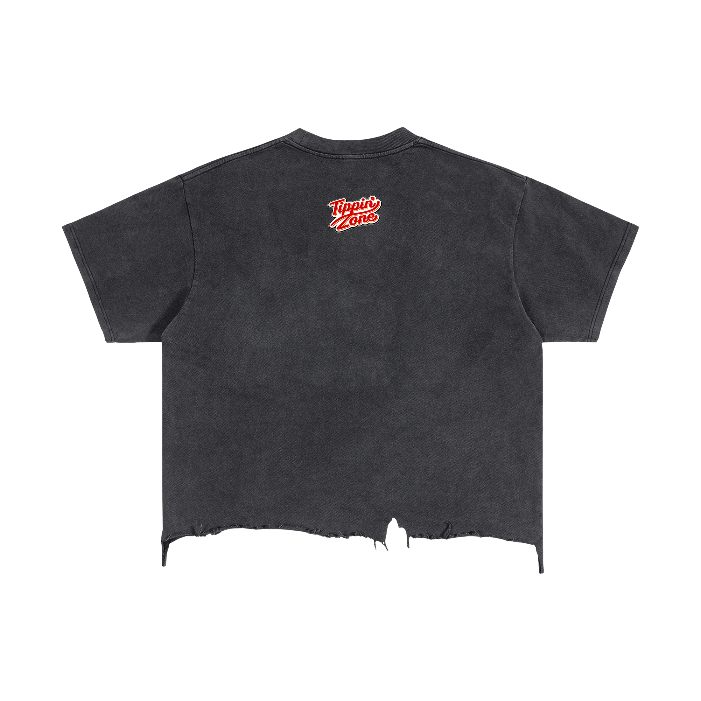 Whatcha Lookin' At? Vintage Boxy Distressed Hem T-Shirt