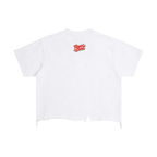 Whatcha Lookin' At? Vintage Boxy Distressed Hem T-Shirt