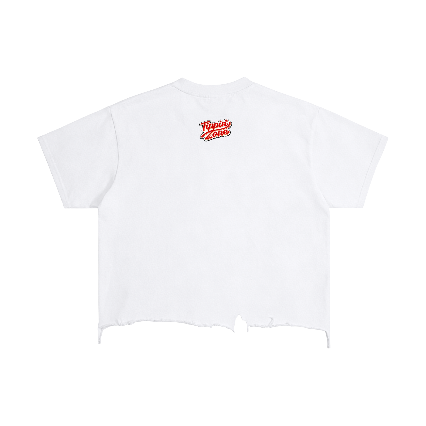 Whatcha Lookin' At? Vintage Boxy Distressed Hem T-Shirt